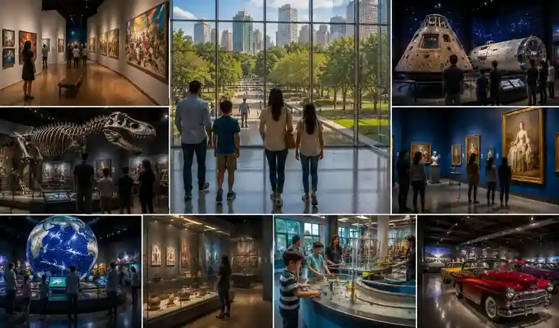 Houston museums for art, science, history, space, nature, and family experiences with interactive exhibits and galleries.